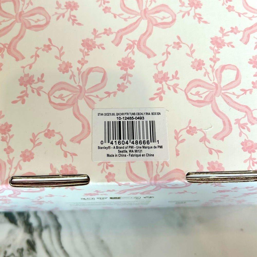 Stanley X LoveShackFancy 30oz Coquette Bow Chantilly Flip Straw SPECIAL EDITION - Picture 12 of 13